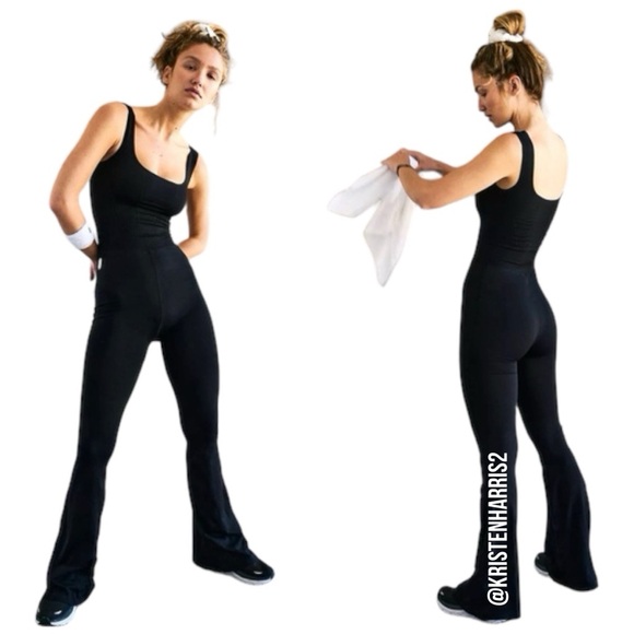 Free People Movement Good Karma Flare Onesie Size M/L NWOT - Picture 6 of 16